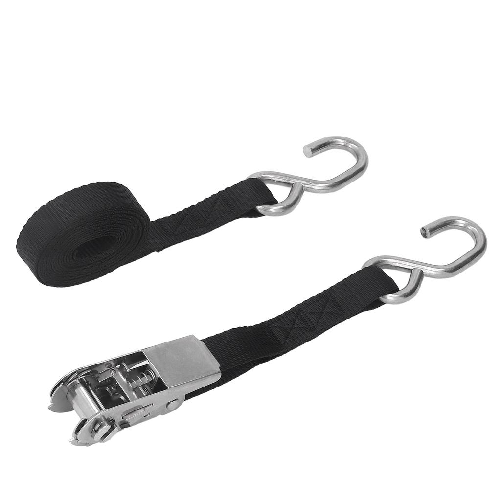 Chingi cu clichet 1in 25mm Negru Rezistent la rugină Cusături precise pentru motocicletă remorcă camion