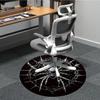 1PC Spider Web Office Round Rug, Non slip, Soft and Durable Office Rug for Interior Decoration, Perfect for Office