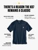 Carhartt K87 Workwear Short Sleeve with Pockets and Big Tall US Small Blue Men's T-Shirt (Regular & Sizes) Size Color