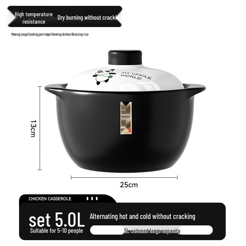 

Panda High-Temperature Ceramic Stew Pot