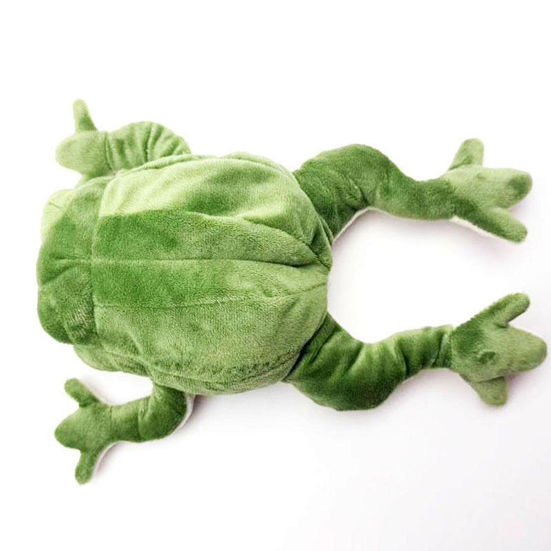 Kawaii Little Frog Voice Plush Toy Cartoon Cute Simulation Green Frog Plush Toy Sofa Pillow Ornament Holiday Gift