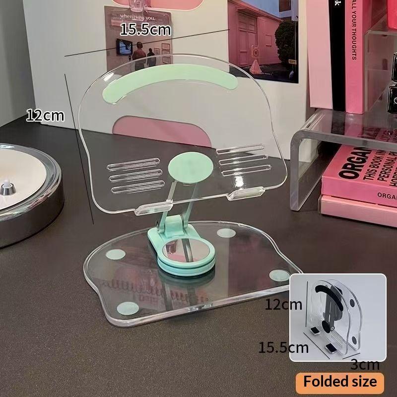 Universelle Faltbare Handyhalterung 360 Grad Drehbar Schwenkbar Tablet-Ständer Rutschfest Höhenverstellbar Für Ipad/Iphone Ständer