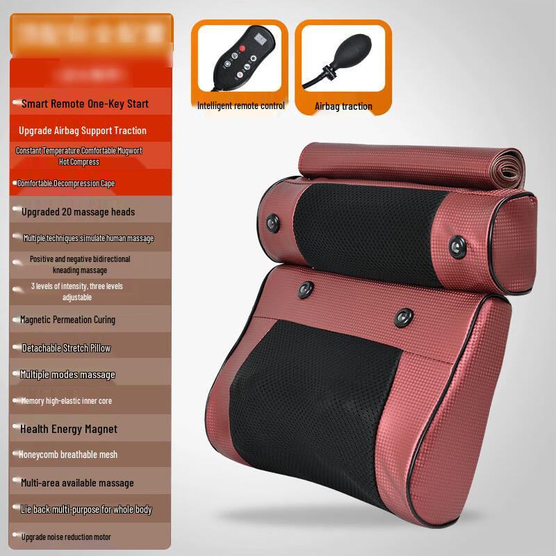 SENBAIWEI Multi-functional Neck and Shoulder Massage Pillow
