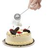 ZK20 Stainless Steel Powdered Sugar Shaker Duster Flour Sifter Powder Duster Baking Powder Sifters for Baking Tools