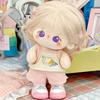 Cartoon T-shirt Cotton Doll's Clothes Peaked Cap Plush Doll Clothes  Doll Accessories