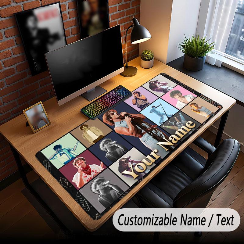 Custom Name Extended Mouse Pad,Benson Boone Gaming Desk Mat For Home Office Desktop Decor