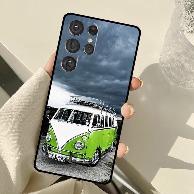 Combi Van Surf For Samsung Galaxy S22 Ultra S21 S20 FE S8 S9 S10 Note 10 Plus Note 20 Ultra Phone Case