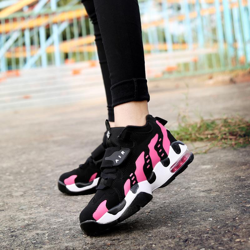 Air cushion sports shoes, young students sports, casual shoes, inner height increase, walking, couples running tide shoes