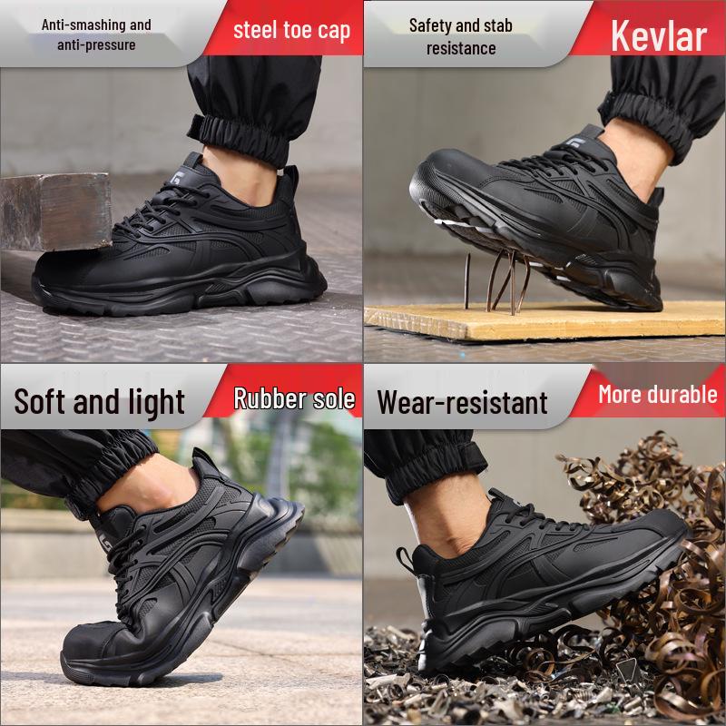 Men's Winter Steel Toe Safety Work Shoes: Anti-Smash, Anti-Puncture, Comfortable
