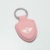 Leather Car Emblem Key Chain Ring Holder For BMW MINI Cooper One S Countryman Clubman JCW R50 R55 R56 R60 Car Accessories pwaxk99