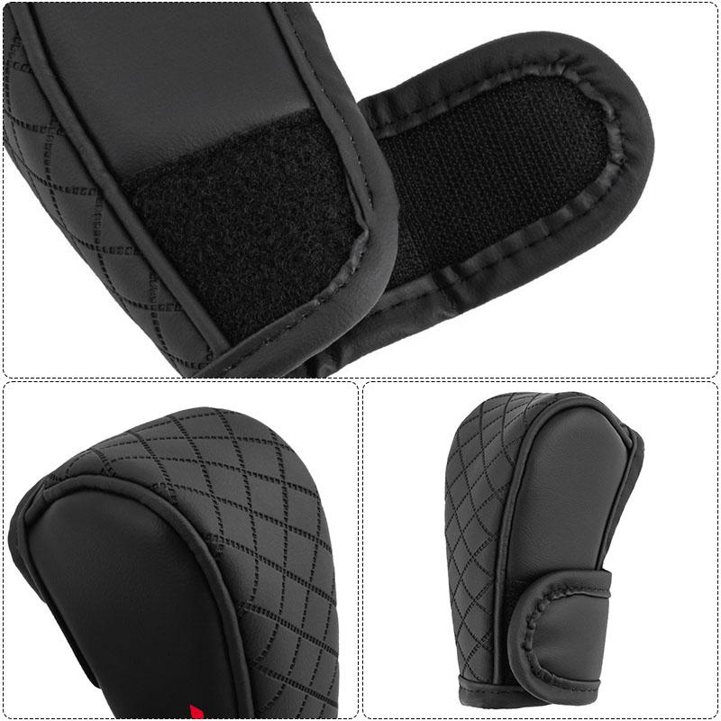 Car Shift Handle Cover Leather Universal Non-Slip Wear-resistant Shift Knob For Mitsubishi lancer asx outlander pajero l200
