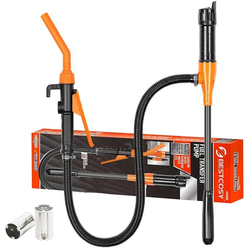 Electric Oil Pump Liquid Transfer Pump Powered Fuel Transfer Pump Outdoor Vehicle Fuel Gas Transfer Suction Pumps Accessories