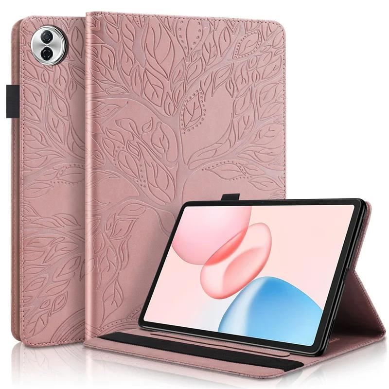 Tablet Case For Honor Pad 10 Cover 12.1" Embossed Tree Flip Wallet Stand Cover For Coque Honor Pad 10 12.1 Inch 2025 Case Funda