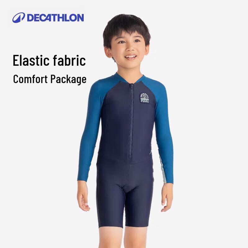 Decathlon Kids  Long Sleeve One-Piece Swimsuit 123-130cm (7-8 years)