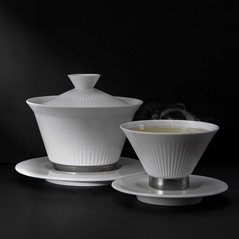 Elegant Black Chinese Gongfu Tea Set