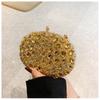 New diamond-encrusted dinner bag Fashion banquet women's clutch bag Dress small bag Full diamond shoulder messenger bag