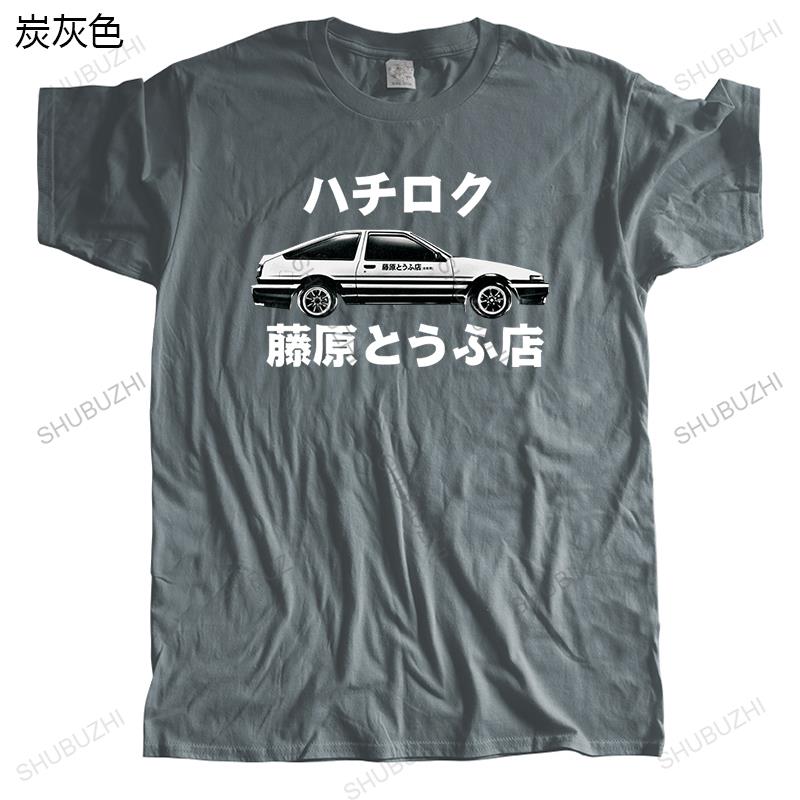 Herr lös vardaglig t-shirt Modevarumärke t-shirt Ae86 Trueno Jdm Hachiroku tryck T-shirt större storlek Dropshipping