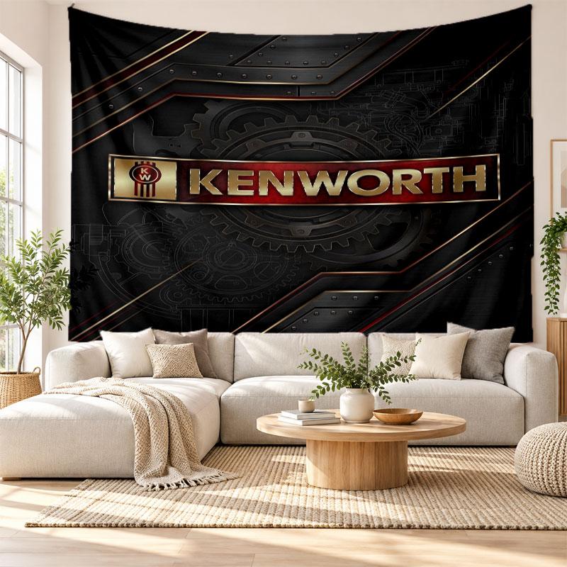 Kenworth Wall Tapestry, Soft Fabric Wall Hanging, Decorative Backdrop For Bedroom Home Wall Art