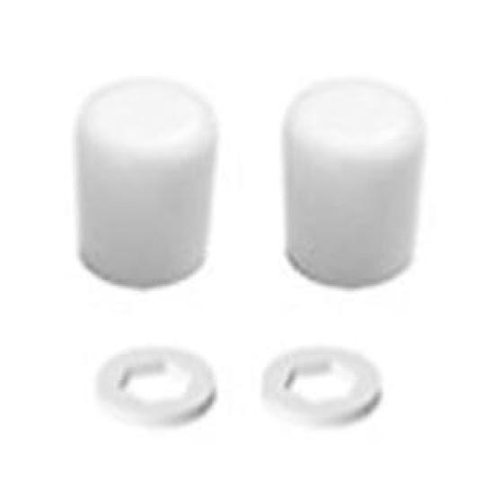 

LIXIL Laundry Pipe Set of (INAX) Caps, 2, LAP-T-CP-S(2) белый