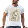 Opera d'arte di jean cocteau dipinto di jean cocteau T-Shirt di jean cocteau Comoda Maglietta per Uso Quotidiano