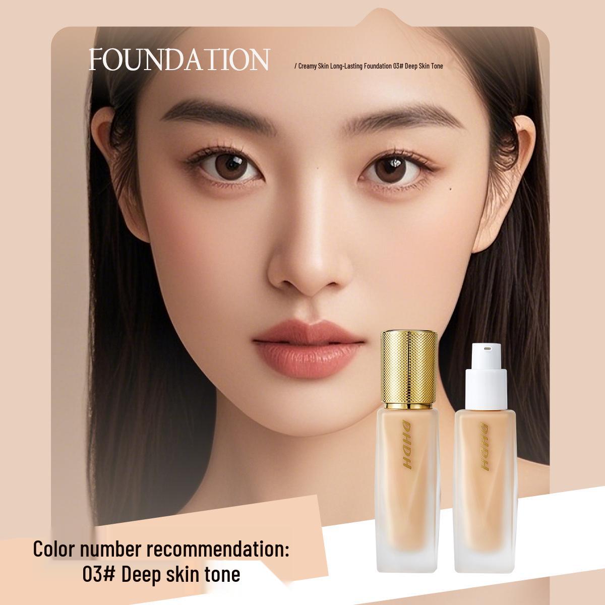 DHDH Long-Lasting Brightening BB Cream - Creamy Foundation and Hydrating Concealer for a Flawless Base. 30ml