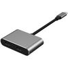 USB-C to Dual 4K HDMI Hub, 4-in-1 Docking Station with PD and USB 3.0 for MacBook