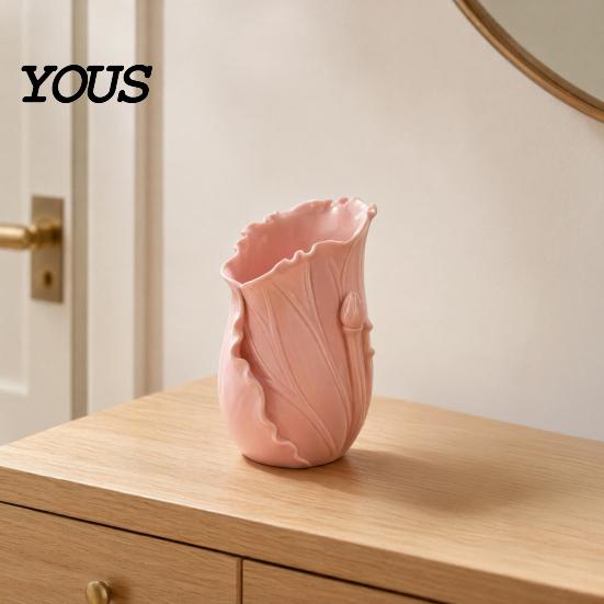 Office Supplies Holder Lotus Leaf Pen Holder, 3D Printed Bionic Desk Organizer, Cute Fresh And Natural Decor Stationery for Home Office, Nature