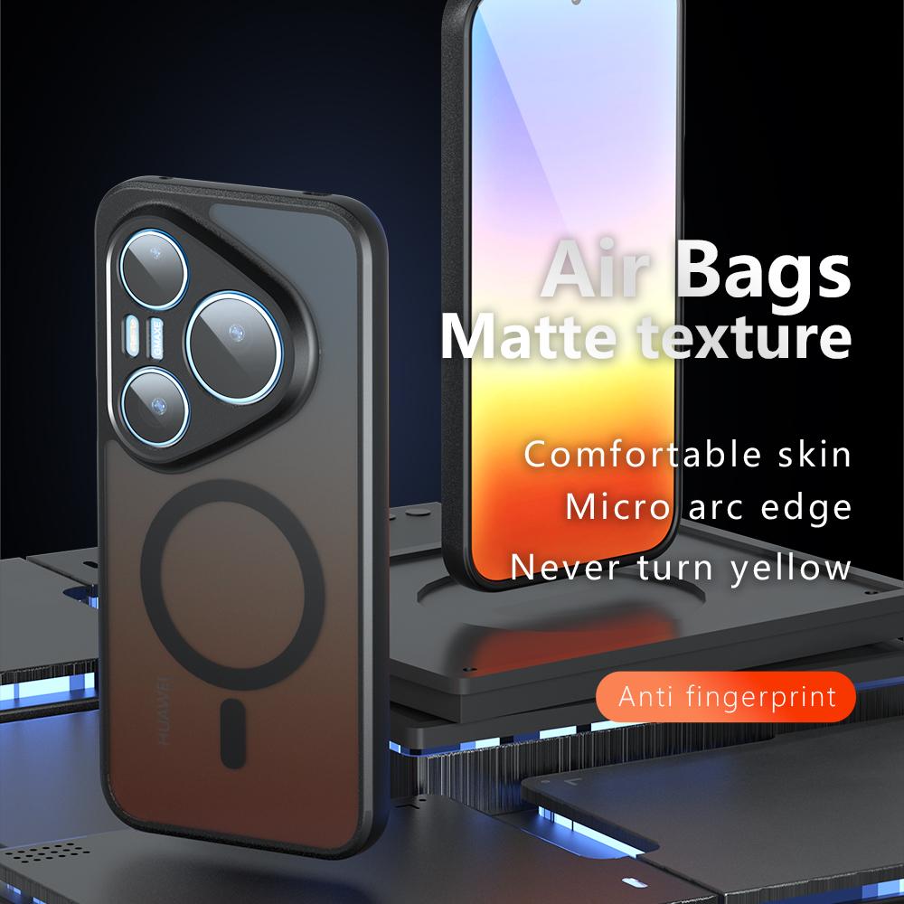Shockproof Back Cover Magnetic Wireless Charging Case For Huawei P90 Pro HuaweiP90Pro