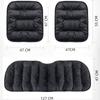 Car Seat Cushion Seat Cover General Front Rear Full Set Down Feather Breathable Protector Mat Pad Auto Accessories for Most Cars