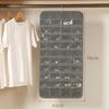 Elegant Jewelry Storage Organizers for Closet with 48 Pockets Dustproof Designs Earring Necklace Holder Organization