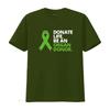 Womens Donate Life Be An Organ Donor T Shirt Awareness Green Ribbon Black Medium Vintage Washed Stylish Top For Everyday Wear
