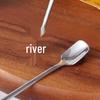 304 Stainless Steel Long Handle Stirring Spoon & Fork Set