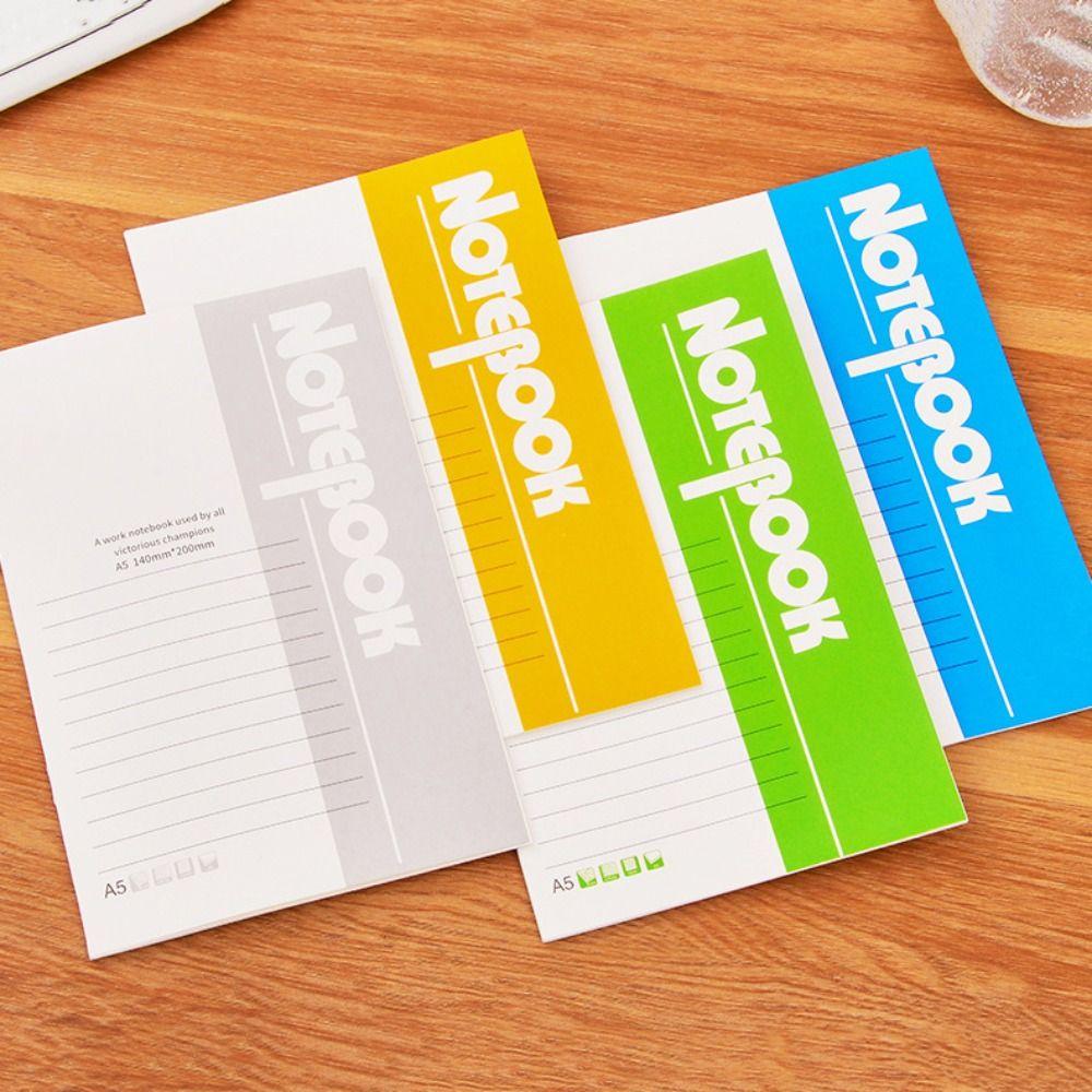 Thick Lined Notepad Soft Cover School Stationery Personal Writing Hardcover  Office Supplies