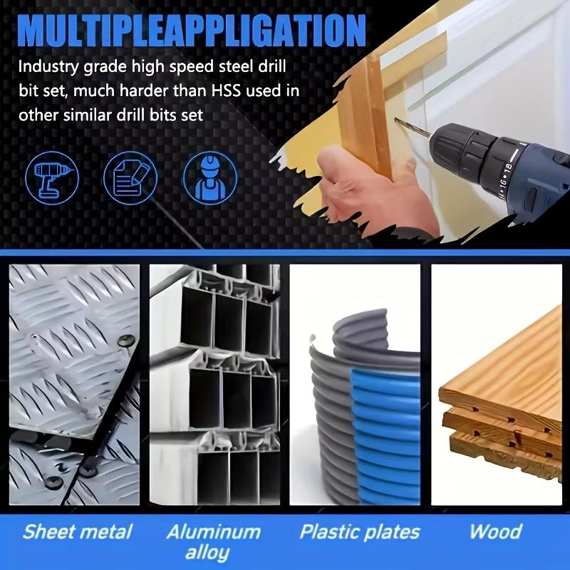 50/100Pcs Titanium-Coated Twist Drill Bit Set 1-3Mm Small Drill Bit Electric Drill Drilling Set Woodworking