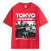 Japanese Tokyo Graphic T Shirt Unisex Unisex Vintage Fashion Harajuku TShirts Oversized Cotton High Quality Casual Summer TShirt