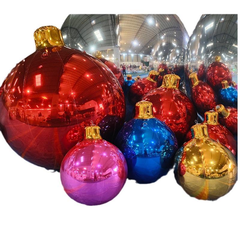 Colorful Reflective PVC Inflatable Mirror Ball for Stage and Visual Merchandising Displays