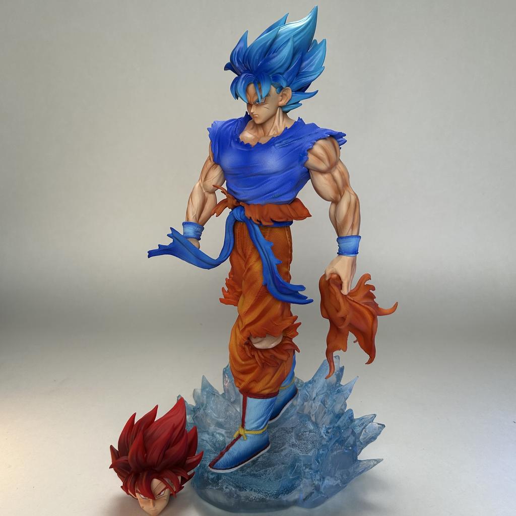 32.5cm/12.79in Anime Dragon Ball Z Goku Figure Super Saiyan Action Figure Collectible Statue Model Toy Gift