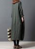 Winter Long Dress for Women Maxi Plus Relaxed Cotton Travel [JINJUDUO] Long-Sleeved Spring, Autumn, - Tunic, Length, Sizes, Fit, Linen,