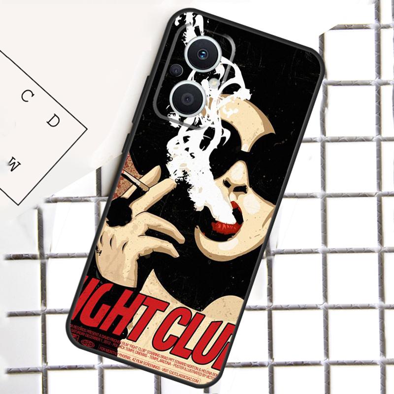 Coque de téléphone Fight Club Pour OPPO Reno 14F 13F 12F 11F 10 Pro 8T 7 8 Lite OPPO Find X8 X6 X5 X9 Pro Housse
