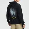 Li-Ning Skateboard Series Theme Print Loose Hoodie Pullover Unisex Tops Black AWDR451-1