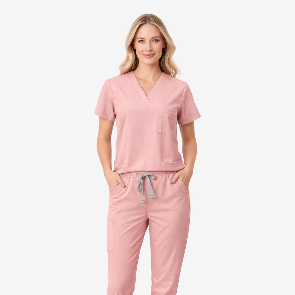 Nurse Uniform Scrub Set for Medical or Salon Work