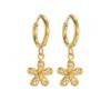Atoztide Trendy Shiny Zircon Ocean Series Pendant Earring Women Stainless Steel Gold Color Multiple Styles Earring Jewelry Gift