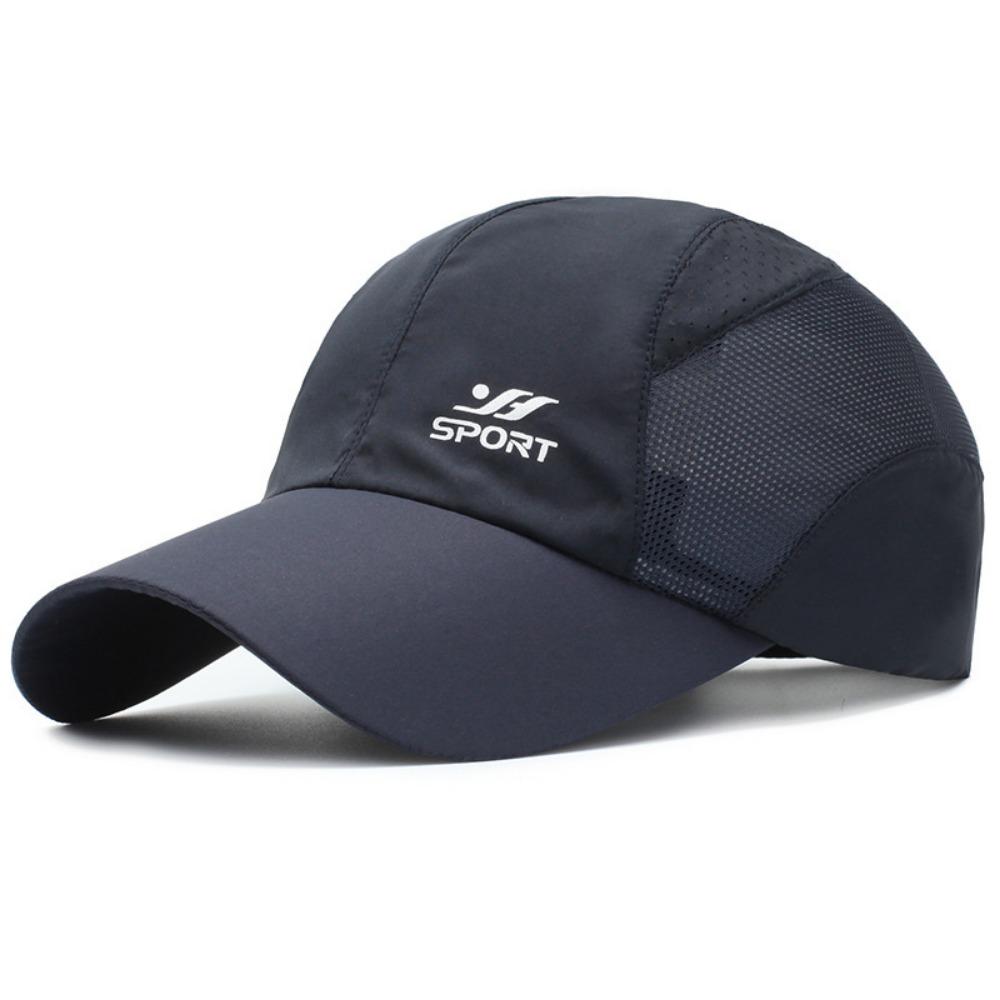 Sun Protection Sports Hats Quick Drying Fabric Baseball Net Caps Men's Sun Hats  Outdoor Sports