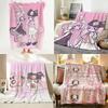 Cartoon F Fufu A And B Bibi Throw Flannel Throw Blanket Suitable for Sofa Living Room Bedroom