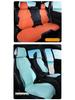 Suede Car Seat Cushion - All-Season, Breathable, Luxury Design with Small Waist Support