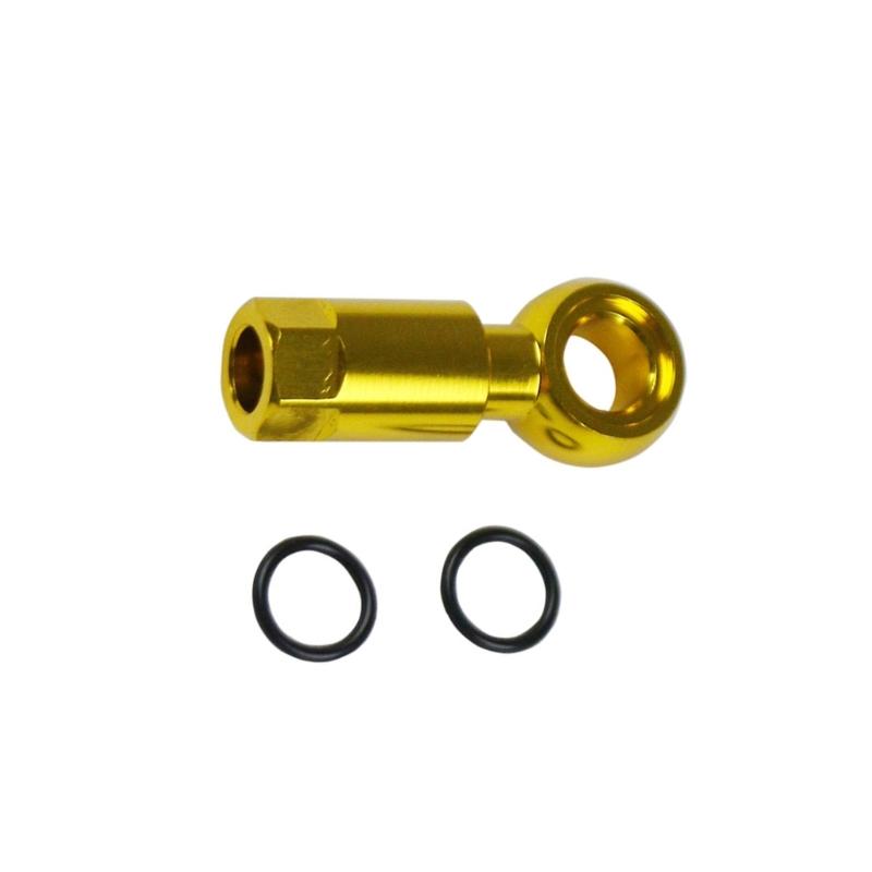 Anodized Bicycles Brake Line Adapter 5 Line Directs Connect Fitting Weatherproofed Aluminum Alloys Connector