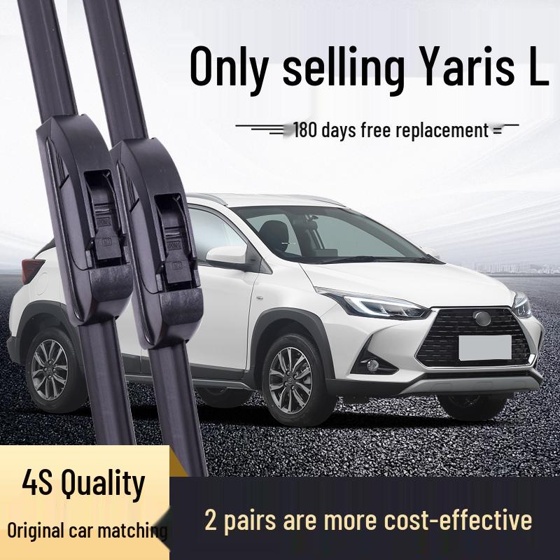 Frameless Silent Wiper Blade for Toyota Yaris X5 Year 6 - Durable Auto Parts Toyota Yaris L 2013-2022