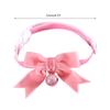 2PCS Adjustable Cat Collar Christmas Theme Dog Collar with Bells Pet Breakaway Neck Collar Pet Bowtie Festival Supplies