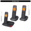 DECT Cordless Phone Expandable With 2 Handsets Telephont For Multi Room Communication And Easy Installation