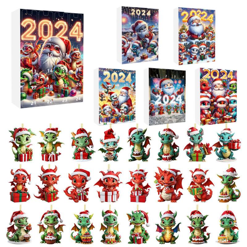 Special Christmas Surprise Box Countdown Calendar With 24 Charming Dragon Gifts